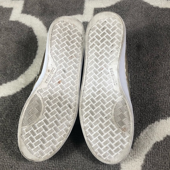 Converse Sneakers Womens Size 7 Metallic Breakpoint Shoes Gold Star - Picture 8 of 10